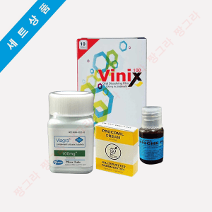 비아그라 30정 + 비닉스 10매 + 프로코밀 1박스 + 스페니쉬 플라이 1병