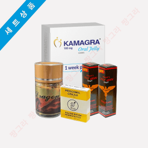 드래곤 30정 + 카마그라 1박스 + Reman's Dooz 2개 + 프로코밀 1박스